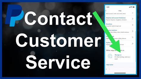 contact paypal customer service